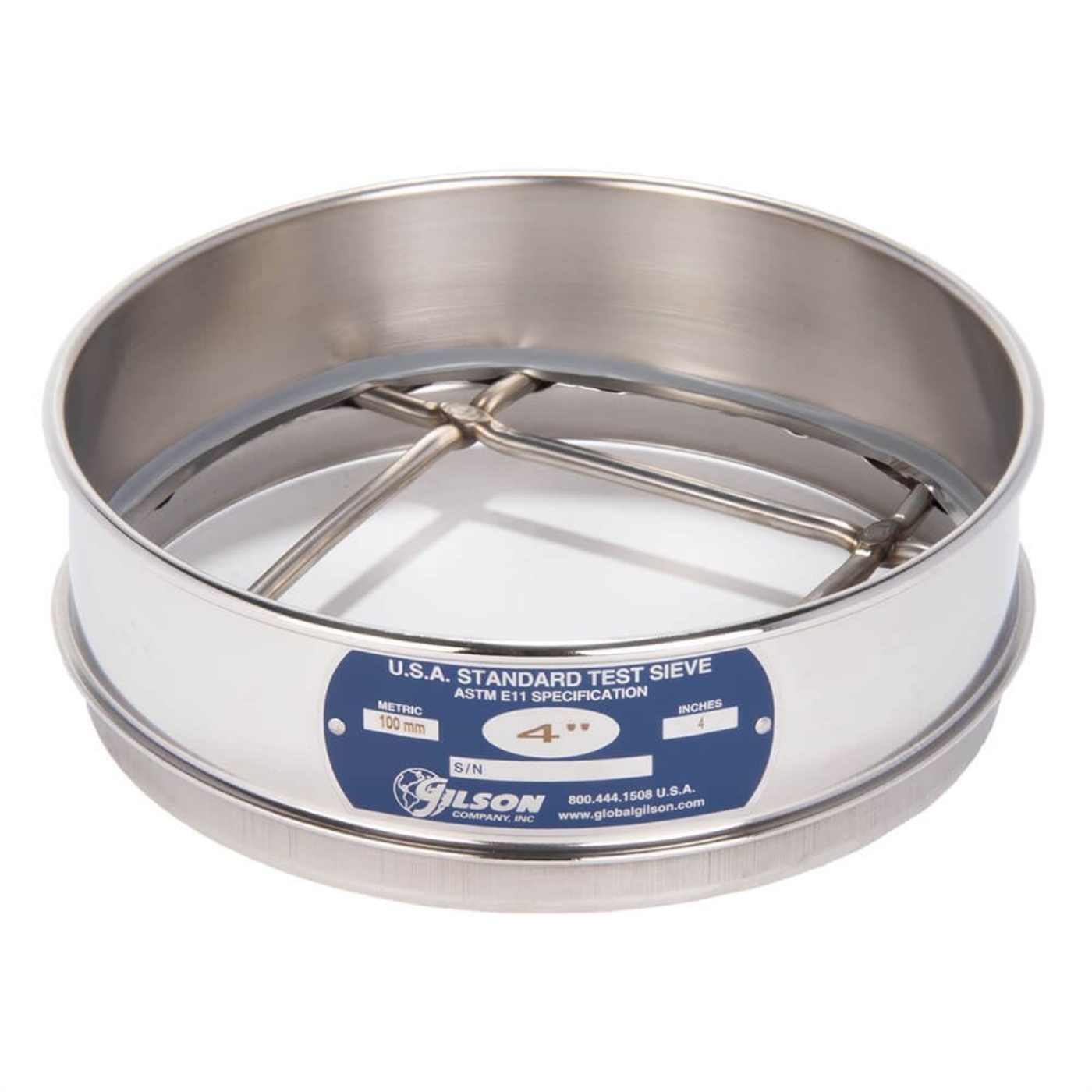 Picture of 8in Sieve, All Stainless, Full-Height, 4in