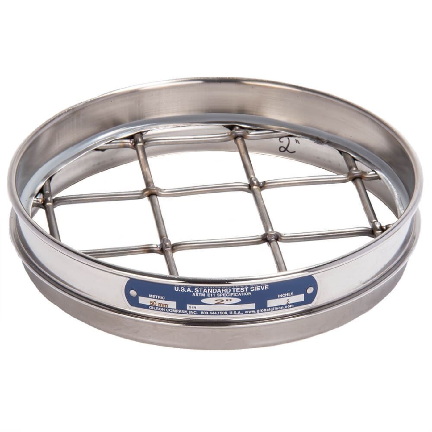 Picture of 8in Sieve, All Stainless, Half-Height, 2in