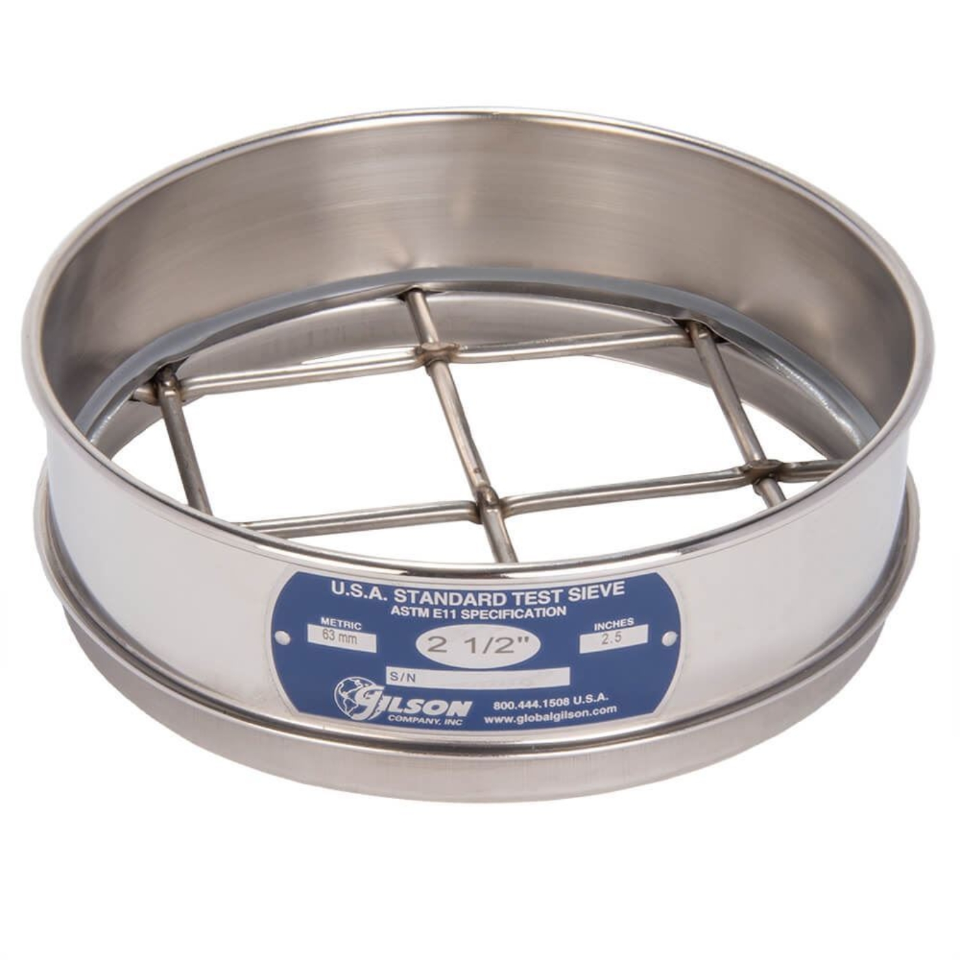 Picture of 8in Sieve, All Stainless, Full-Height, 2-1/2in