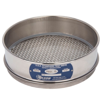 Picture of 8in Sieve, All Stainless, Full-Height, No.5