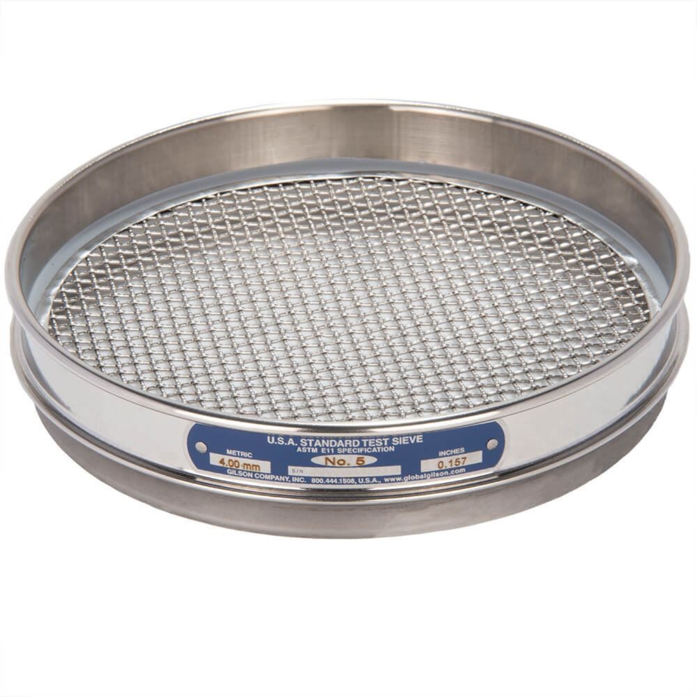 Picture of 8in Sieve, All Stainless, Half-Height, No.5