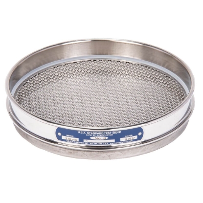 Picture of 8in Sieve, All Stainless, Half-Height, No.8