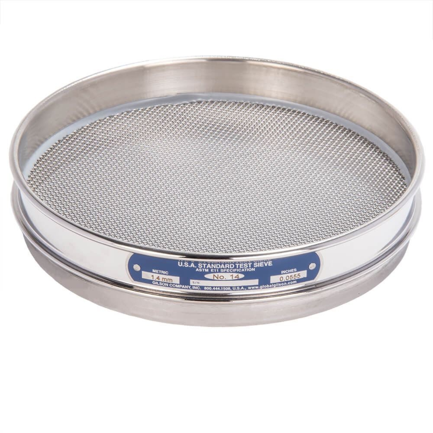 Picture of 8in Sieve, All Stainless, Half-Height, No.14