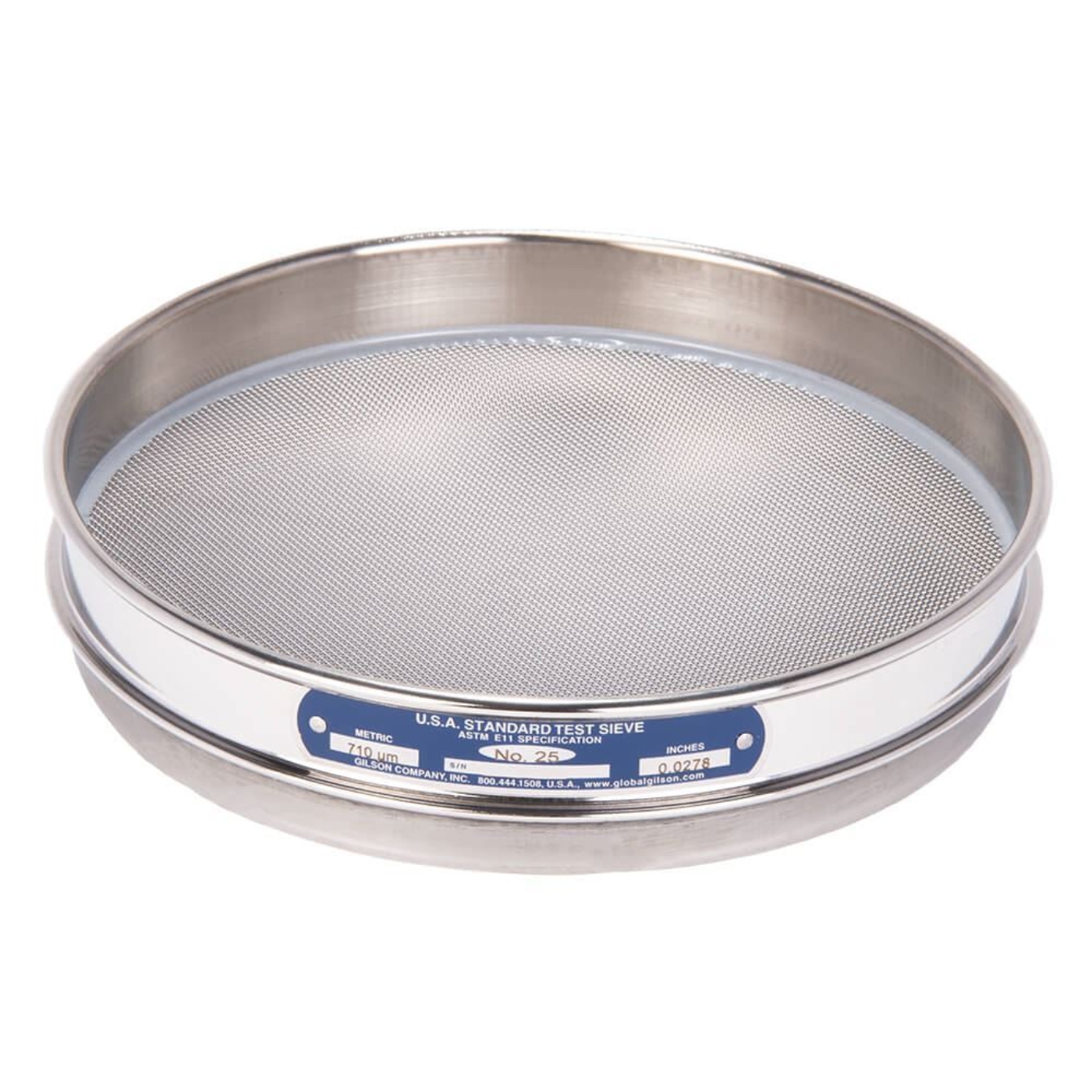 Picture of 8in Sieve, All Stainless, Half-Height, No.25