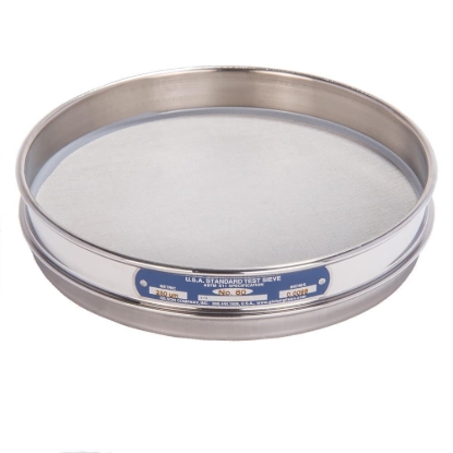 Picture of 8in Sieve, All Stainless, Half-Height, No.60