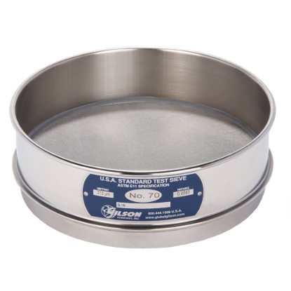 Picture of 8in Sieve, All Stainless, Full-Height, No.70