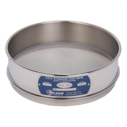 Picture of 8in Sieve, All Stainless, Full-Height, No.80