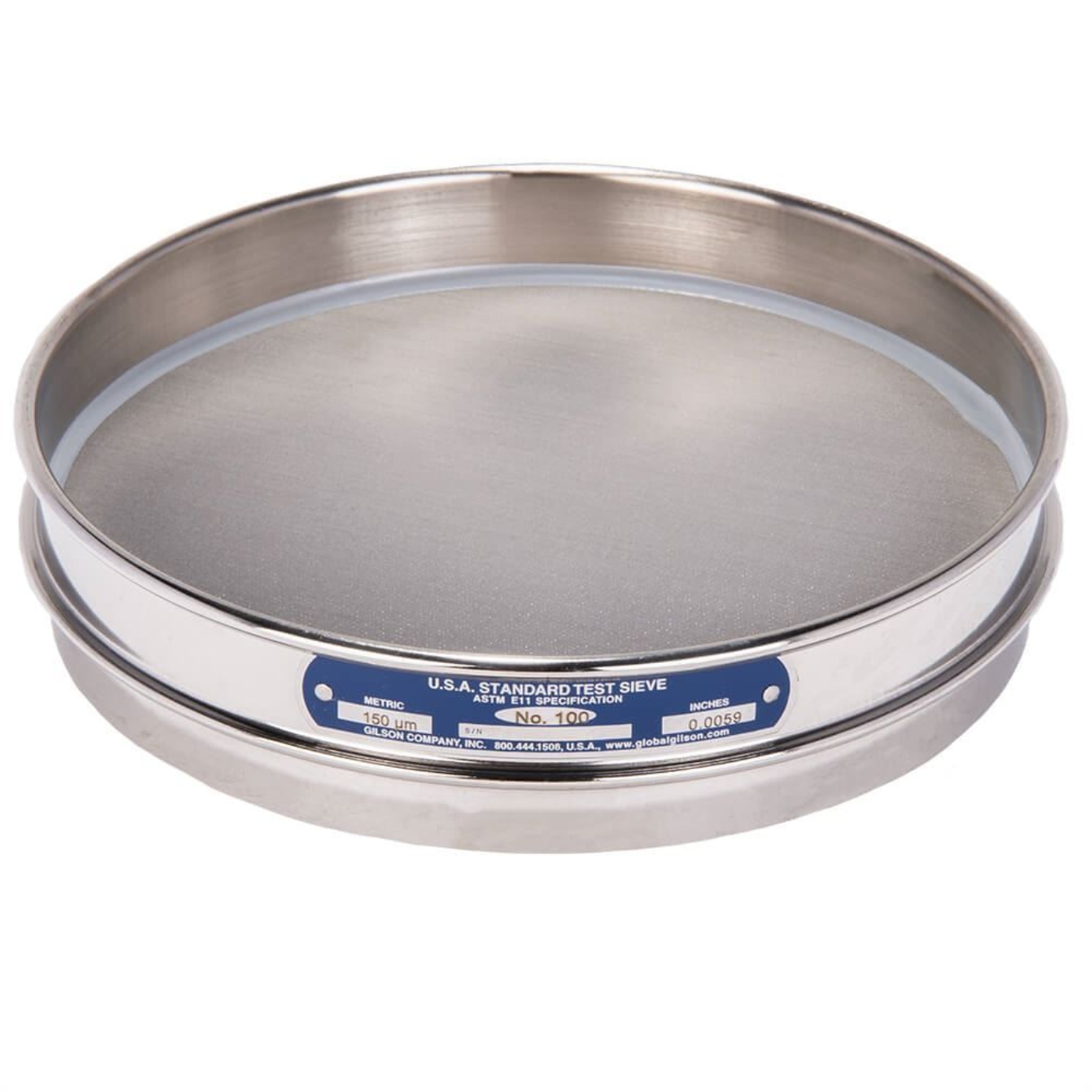 Picture of 8in Sieve, All Stainless, Half-Height, No.100