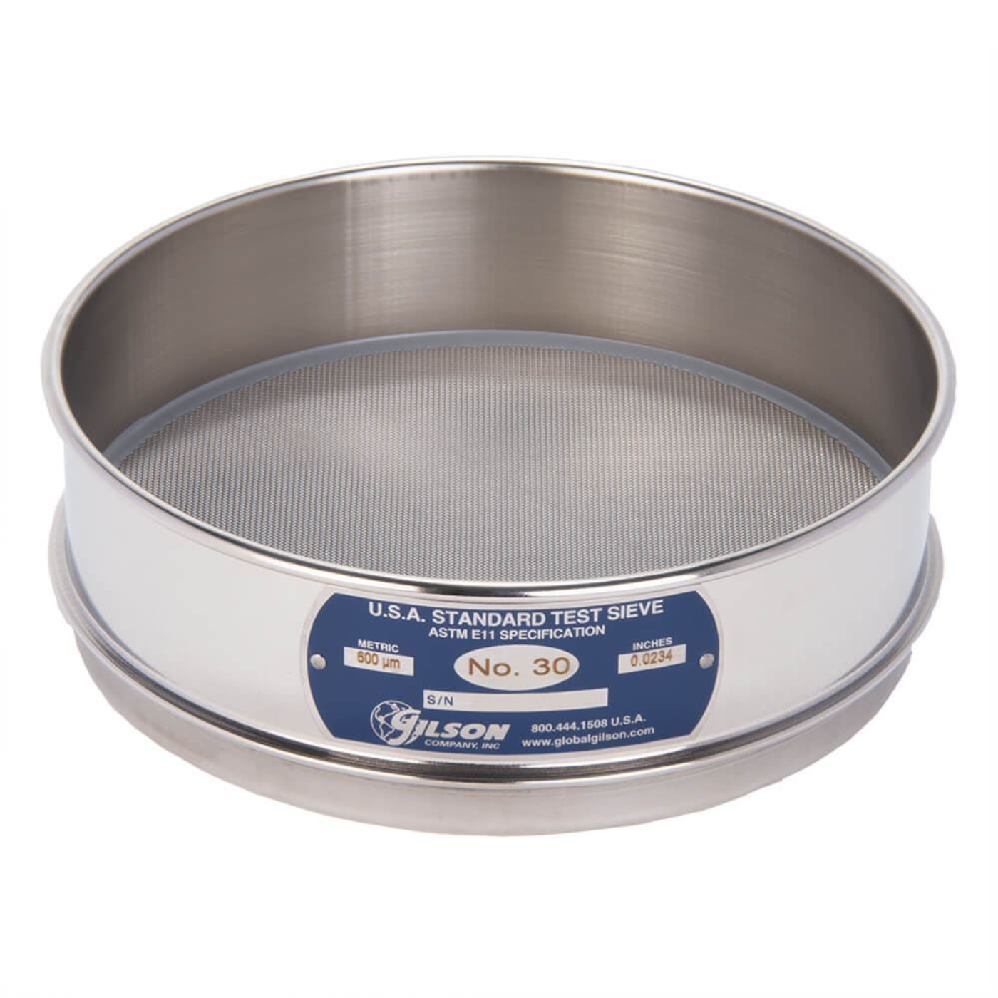 Picture of 8in Sieve, All Stainless, Full-Height, No.35