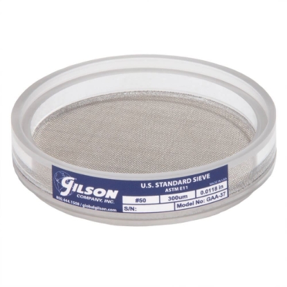 Picture of 3in Acrylic Frame Sieve, Stainless, No.50 (300µm)