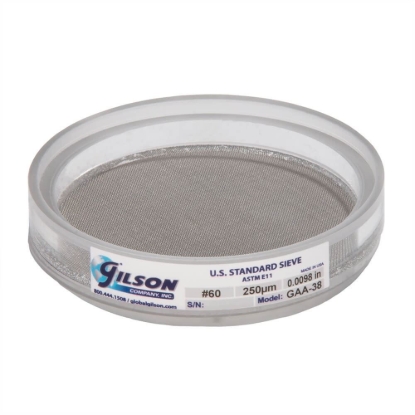 Picture of 3in Acrylic Frame Sieve, Stainless, No.60 (250µm)