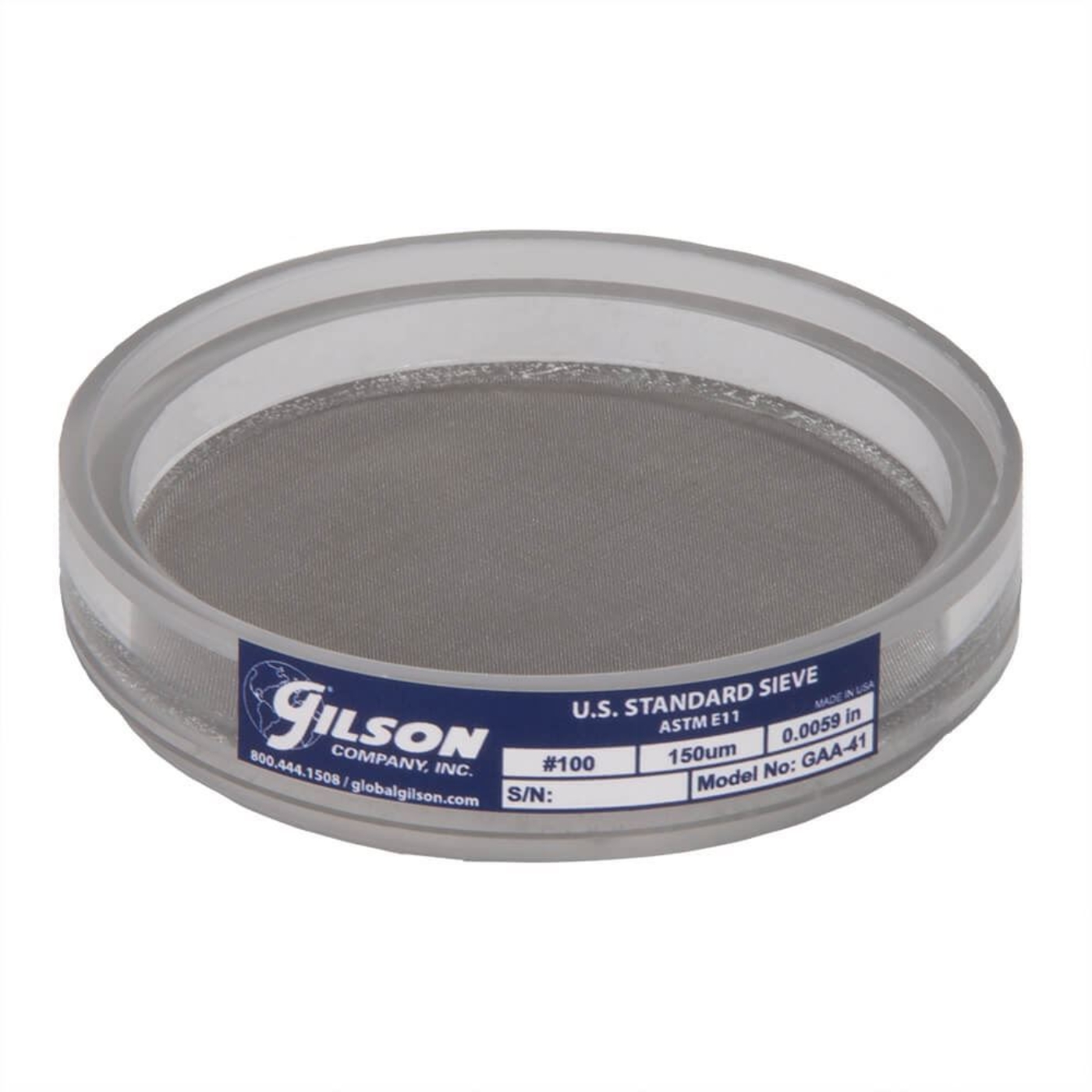 Picture of 3in Acrylic Frame Sieve, Stainless, No.100 (150µm)