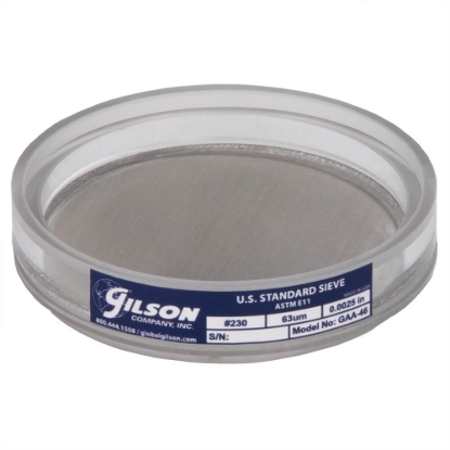 Picture of 3in Acrylic Frame Sieve, Stainless, No.230 (63µm)