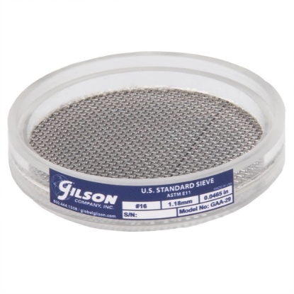Picture of 3in Acrylic Frame Sieve, Stainless, No.16 (1.18mm)