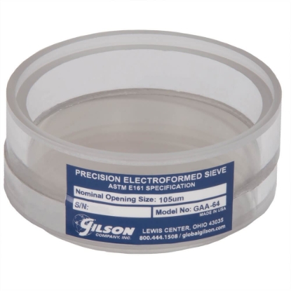 Picture of 3in Acrylic Frame Precision Electroformed Sieve, 105µm