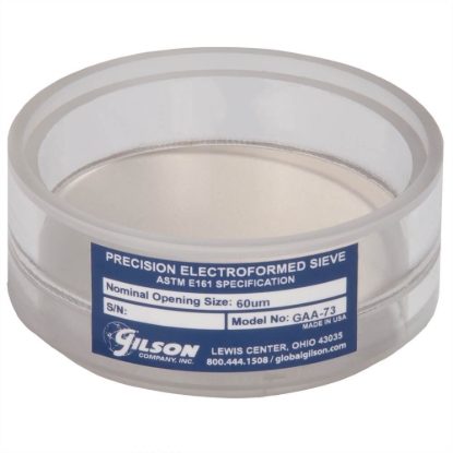 Picture of 3in Acrylic Frame Precision Electroformed Sieve, 60µm