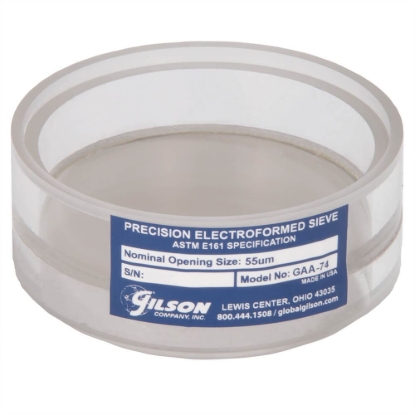 Picture of 3in Acrylic Frame Precision Electroformed Sieve, 55µm