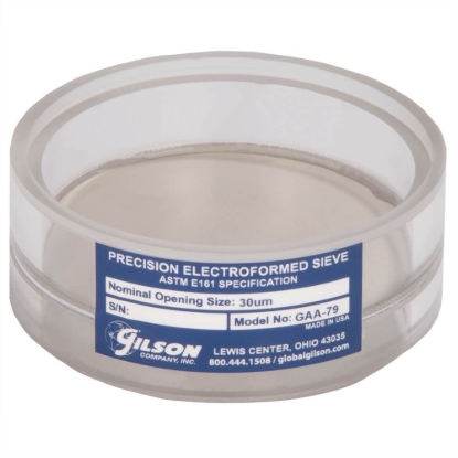Picture of 3in Acrylic Frame Precision Electroformed Sieve, 30µm