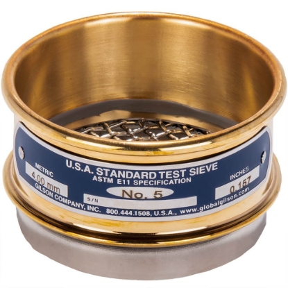 Picture of 3in Sieve, Brass/Stainless, Full-Height, No.5