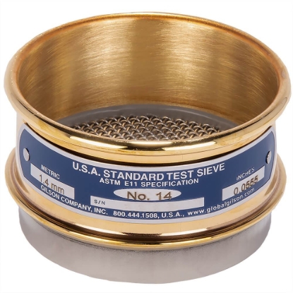 Picture of 3in Sieve, Brass/Stainless, Full-Height, No.14