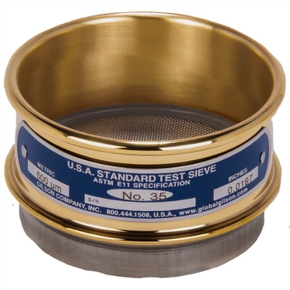 Picture of 3in Sieve, Brass/Stainless, Full-Height, No.45