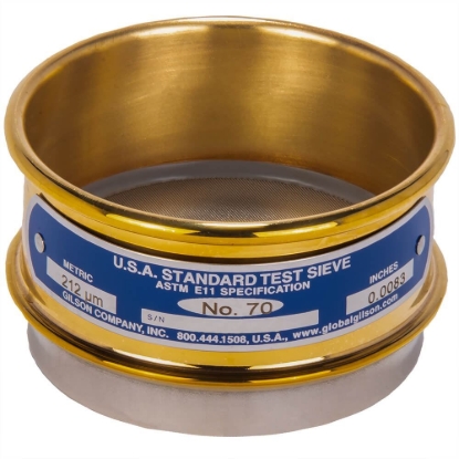 Picture of 3in Sieve, Brass/Stainless, Full-Height, No.70