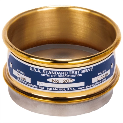 Picture of 3in Sieve, Brass/Stainless, Full-Height, No.170