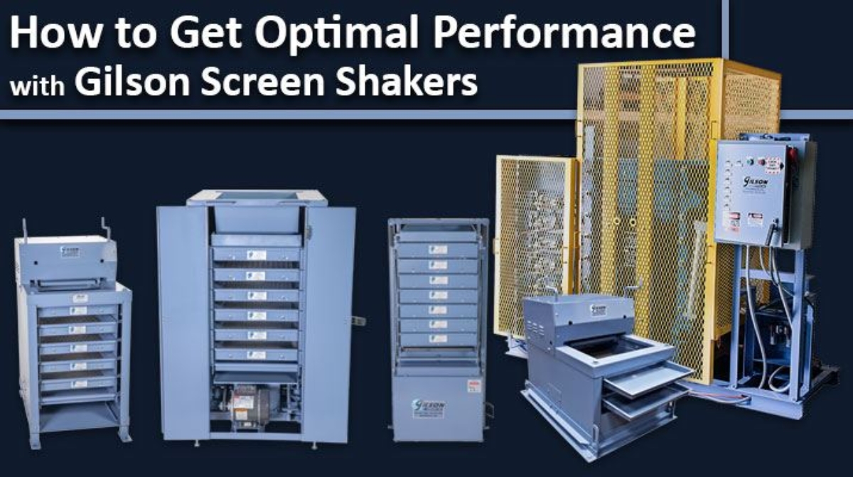 How To Get Optimal Performance with Gilson Screen Shakers