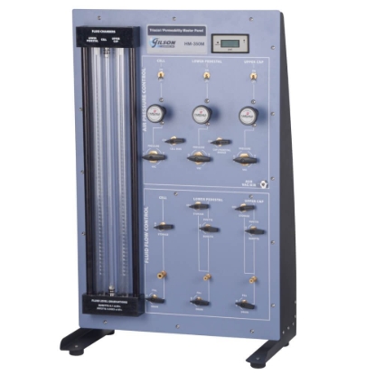 Picture of Triaxial / Permeability Master Control Panel (psi Pressure Readout)