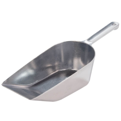 Picture of 35oz Aluminum Flat Bottom Sample Scoop