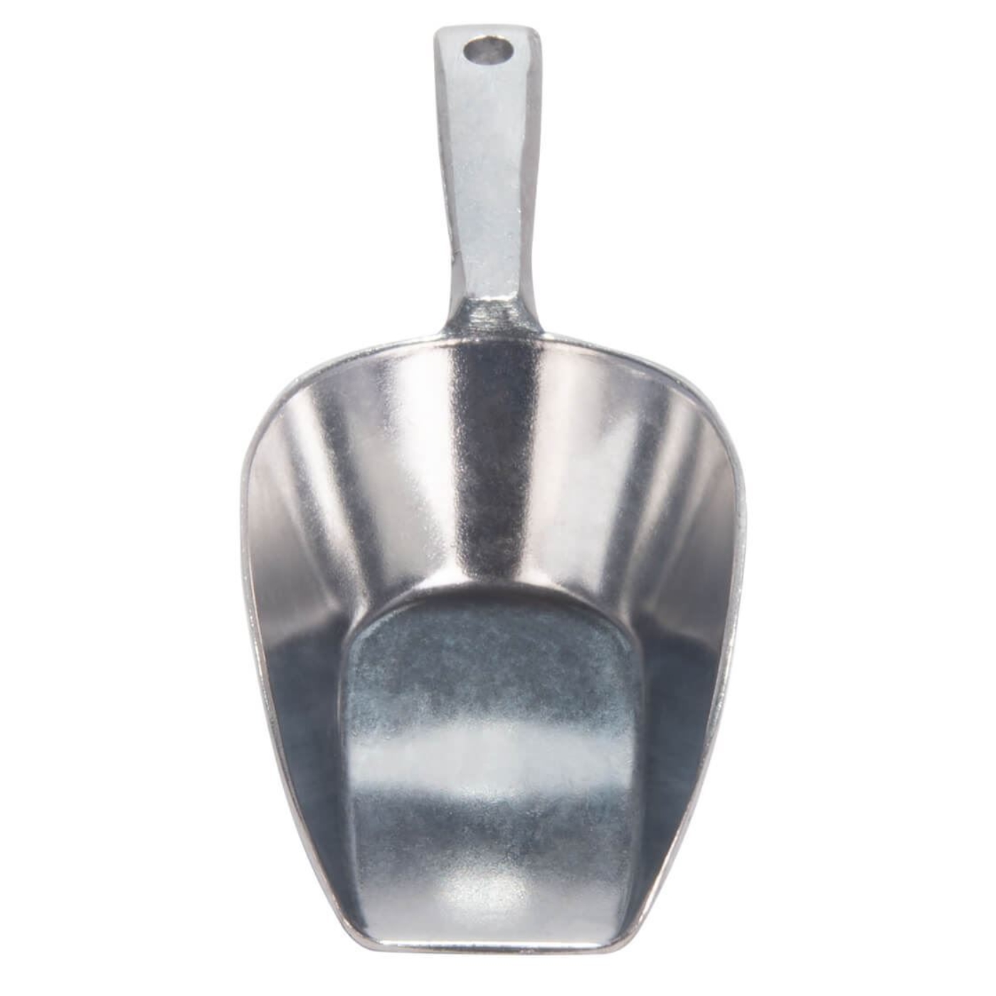 Picture of 4oz Aluminum Flat Bottom Sample Scoop