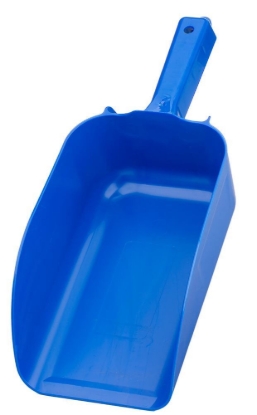 Picture of 82oz Plastic Flat Bottom Sample Scoop 
