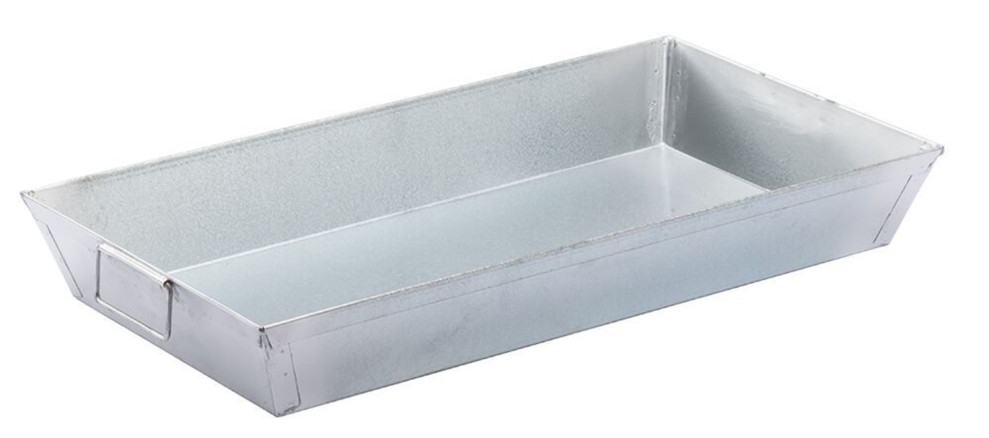 10qt. Rectangular Galvanized Iron Pan