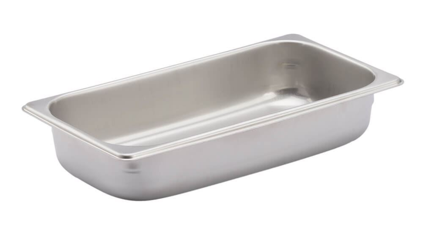2.6qt. Rectangular Stainless Steel Pan