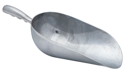 Picture of 85oz Aluminum Round Bottom Sample Scoop