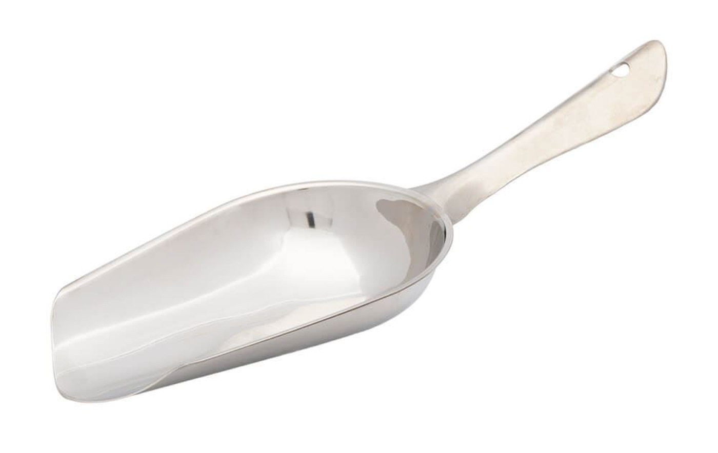 Picture of 4oz Stainless Steel Round Bottom Sample Scoop