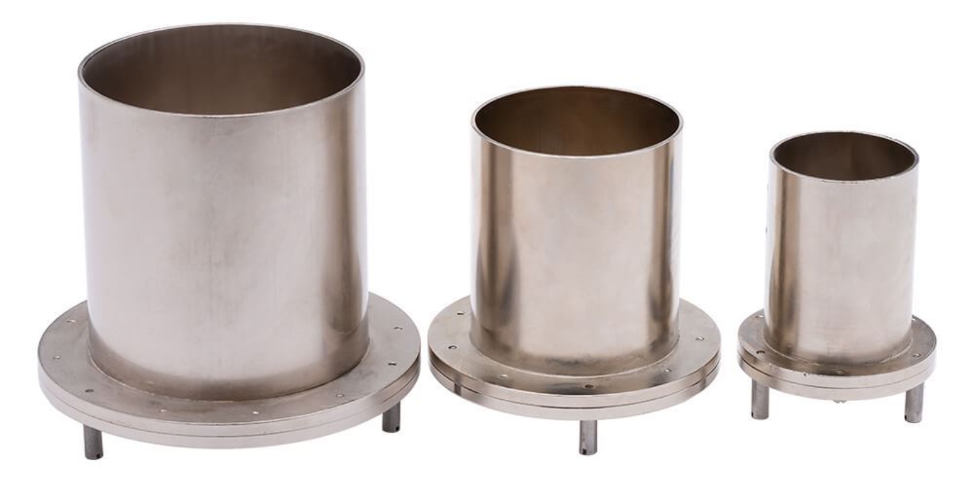 4in, 3in, 2in Two-Piece Nickel-Plated Wet-Wash Sieve Frames