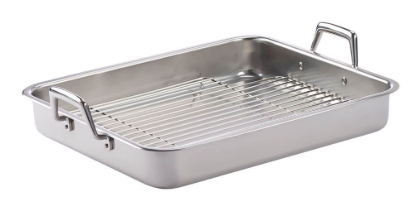 Picture of 8.3qt Stainless Steel Pan, 17.2 x 14.5in