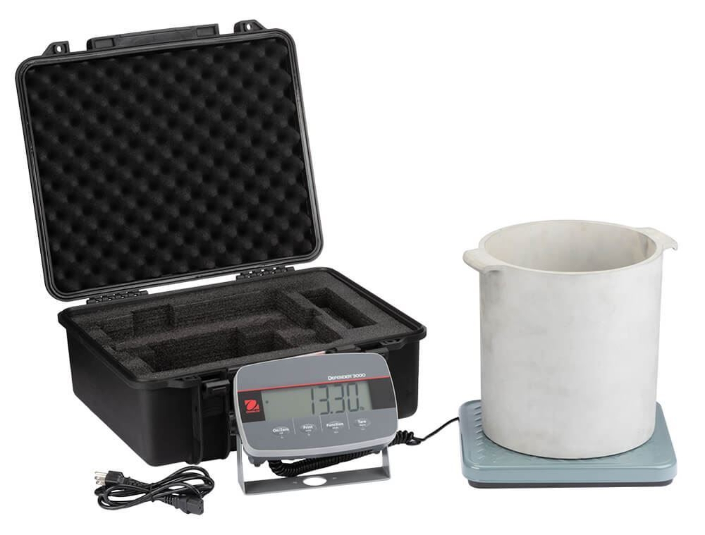 Ohaus Digital Field Scale shown with Unit Weight