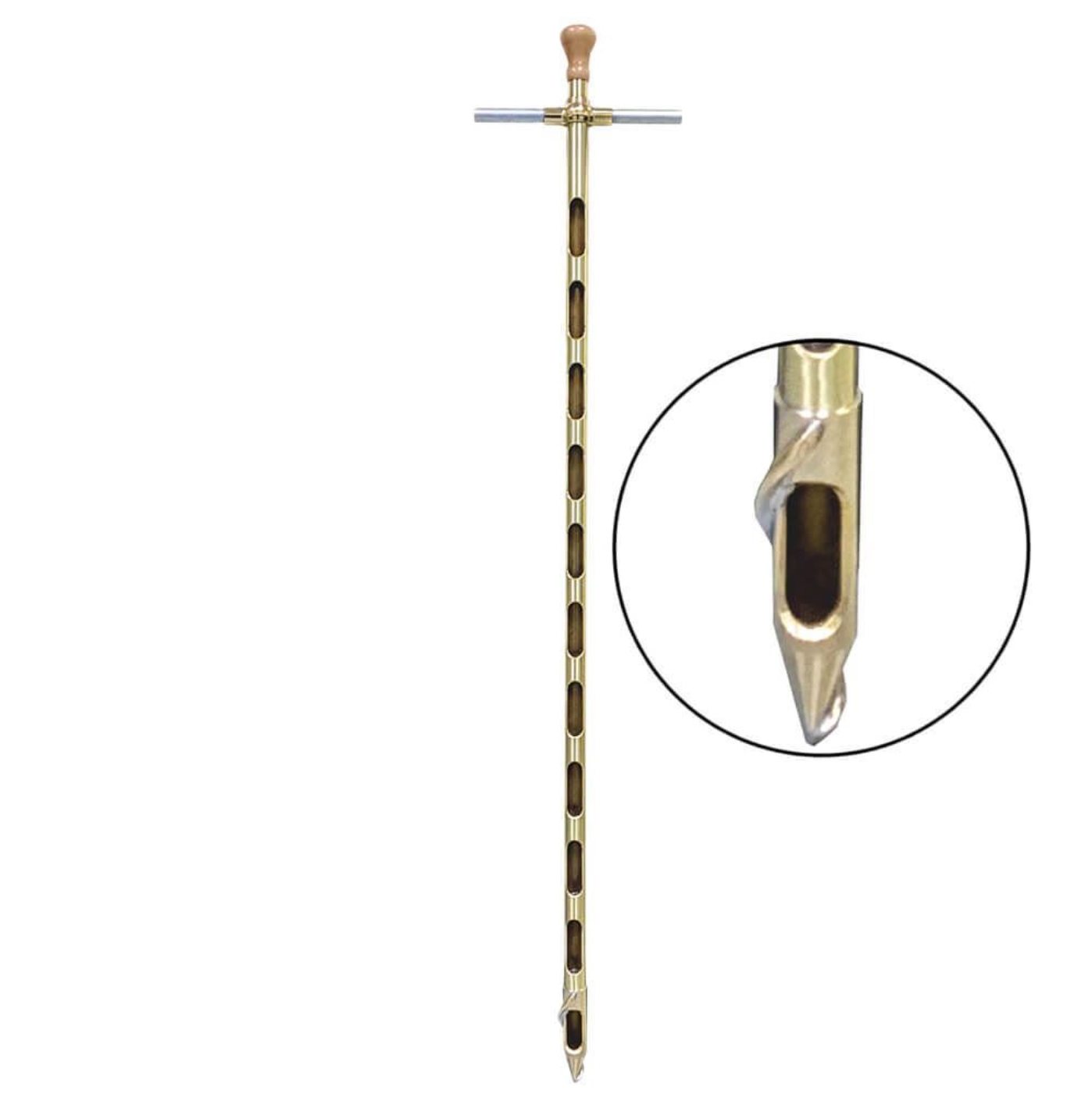Picture of 63in Double-Tube T-Handle Sampling Probe, Brass