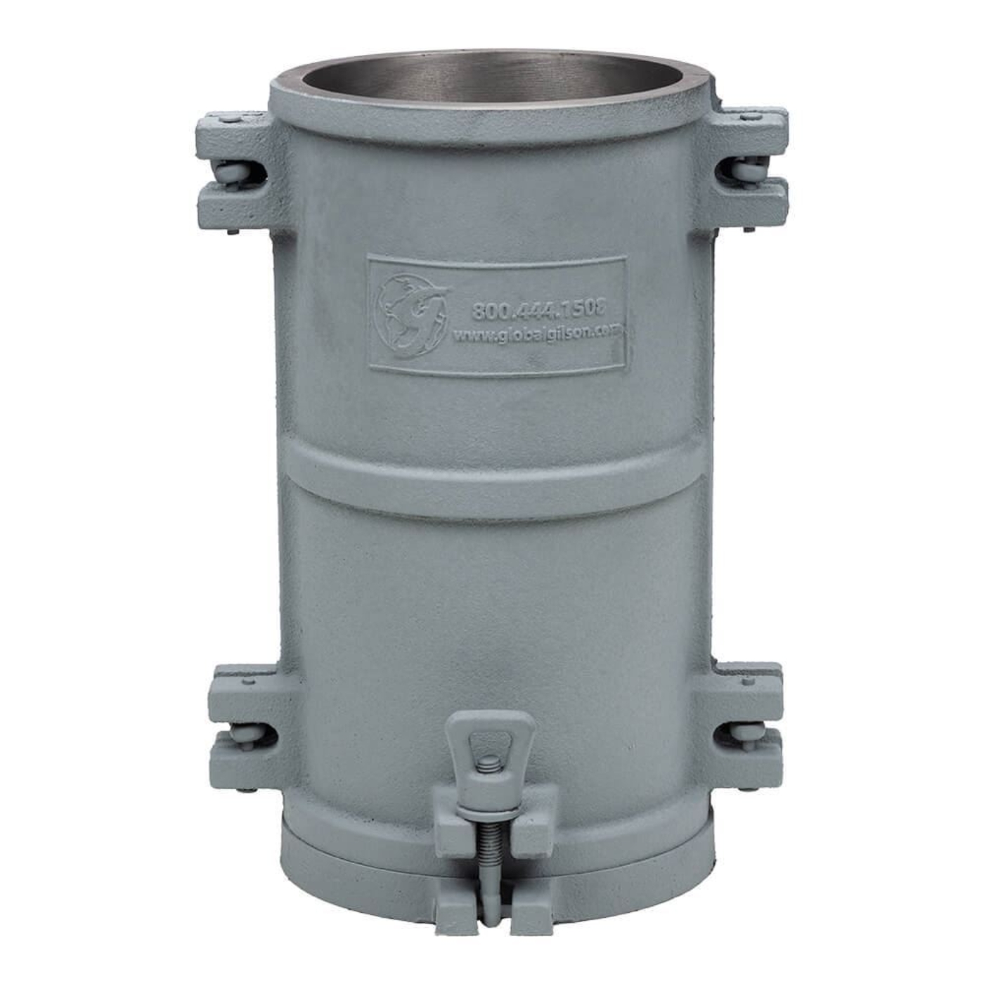 6x12in Cast-Iron Concrete Cylinder Mold