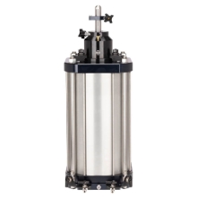 Picture of High-Pressure Triaxial Cell, for 6in dia. Specimens (Stainless Valves)