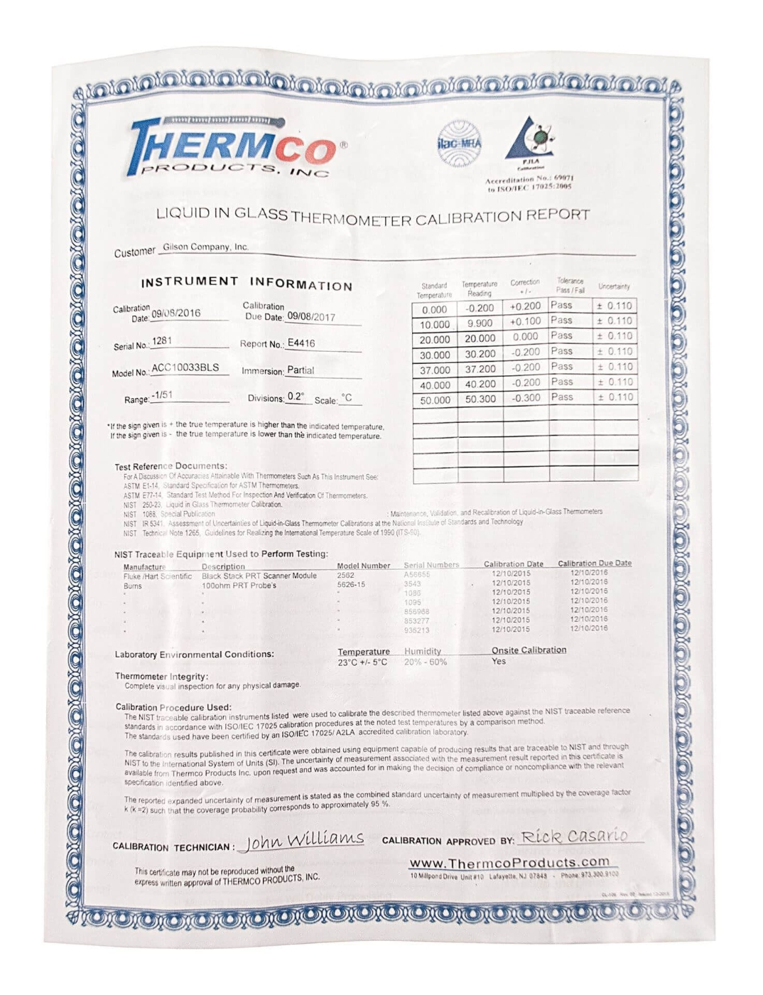 Picture of Non-Mercury Concrete Reference Thermometer, 30–124°F