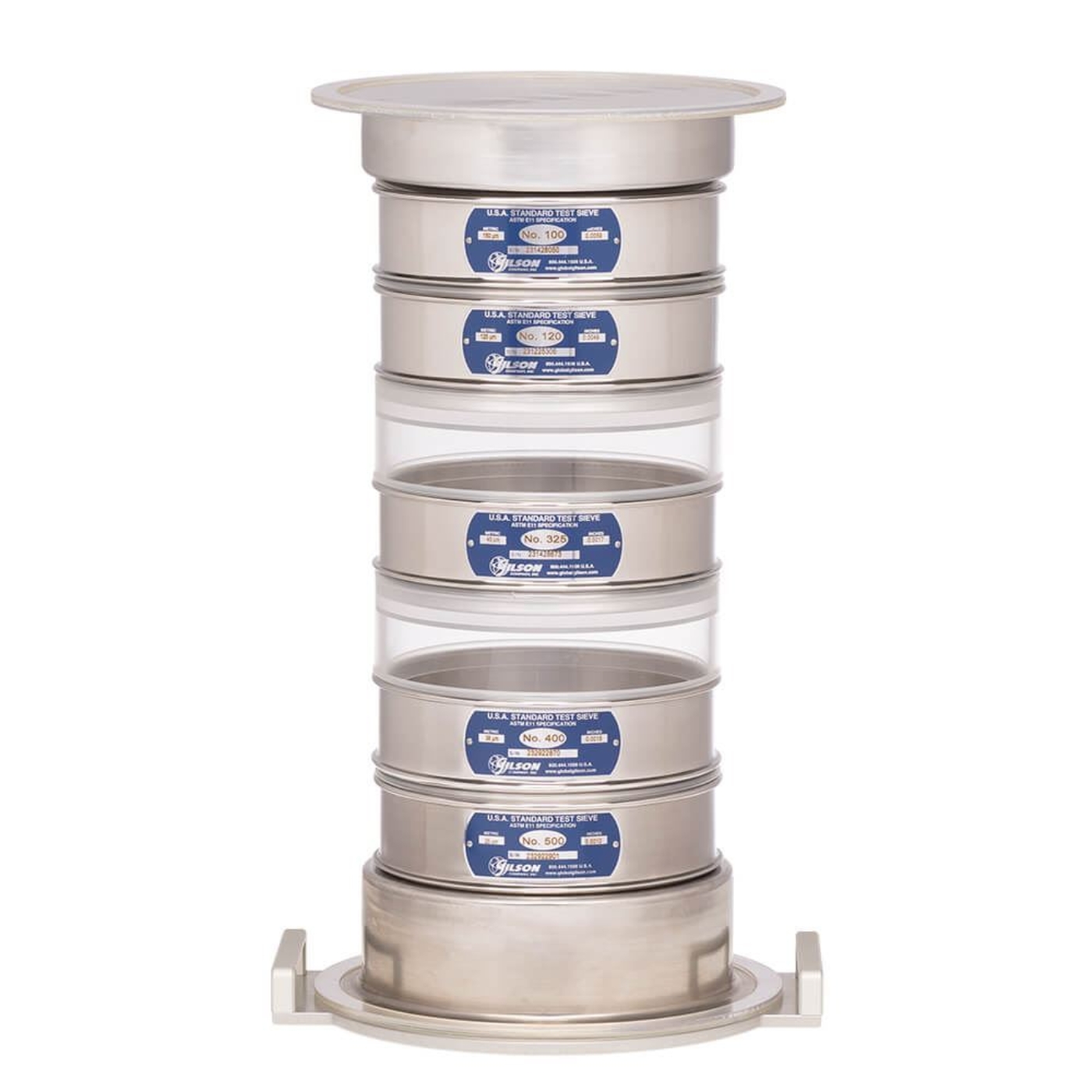 GilSonic UltraSiever® Sieve Stack Assembly