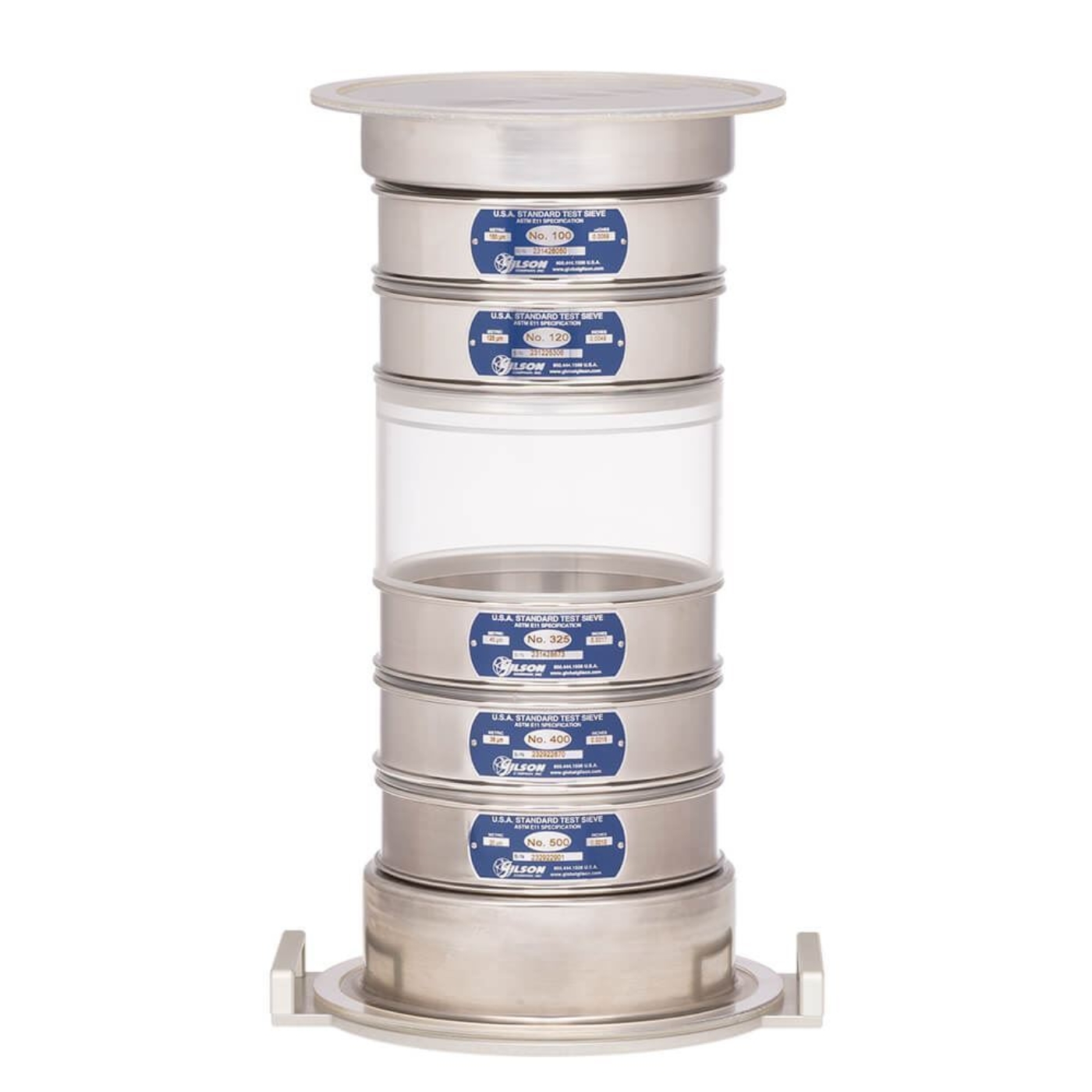 GilSonic UltraSiever® Sieve Stack Assembly