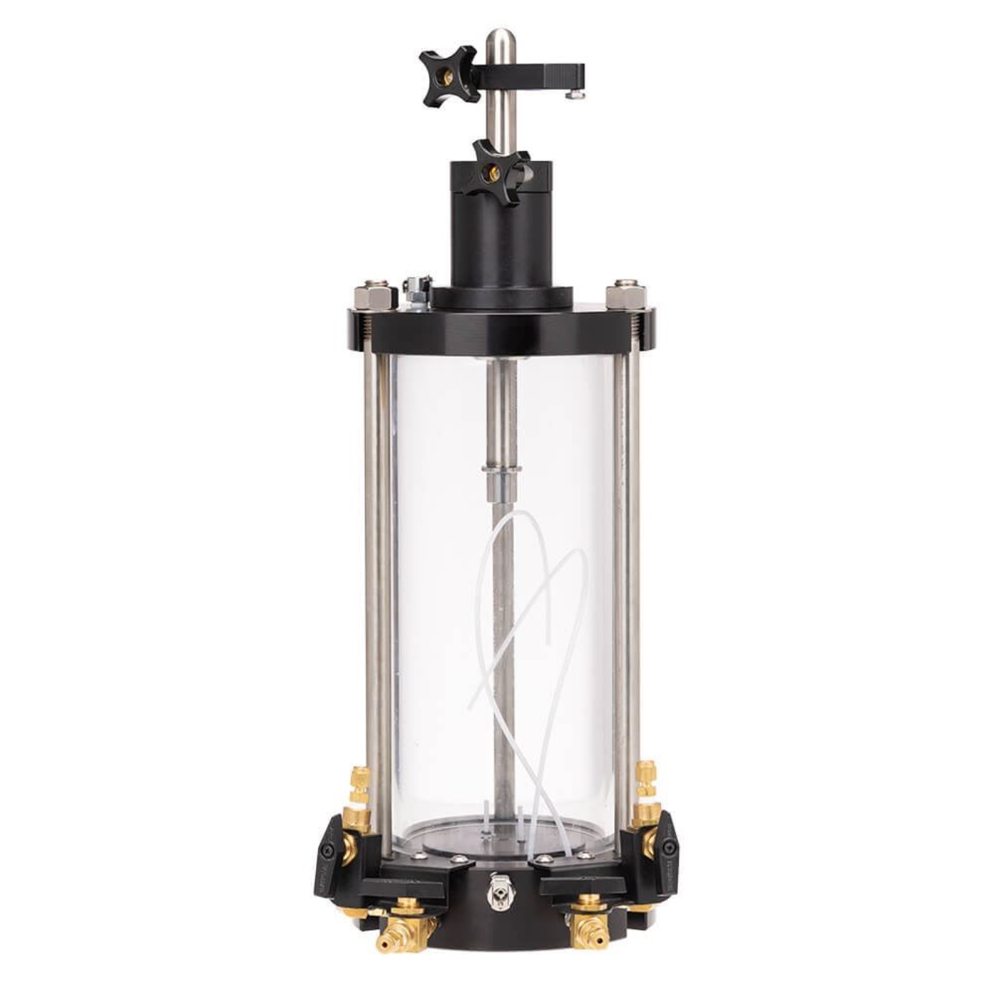 Triaxial Cell for 1.4 to 4.0in diameter specimens (Brass Valves)