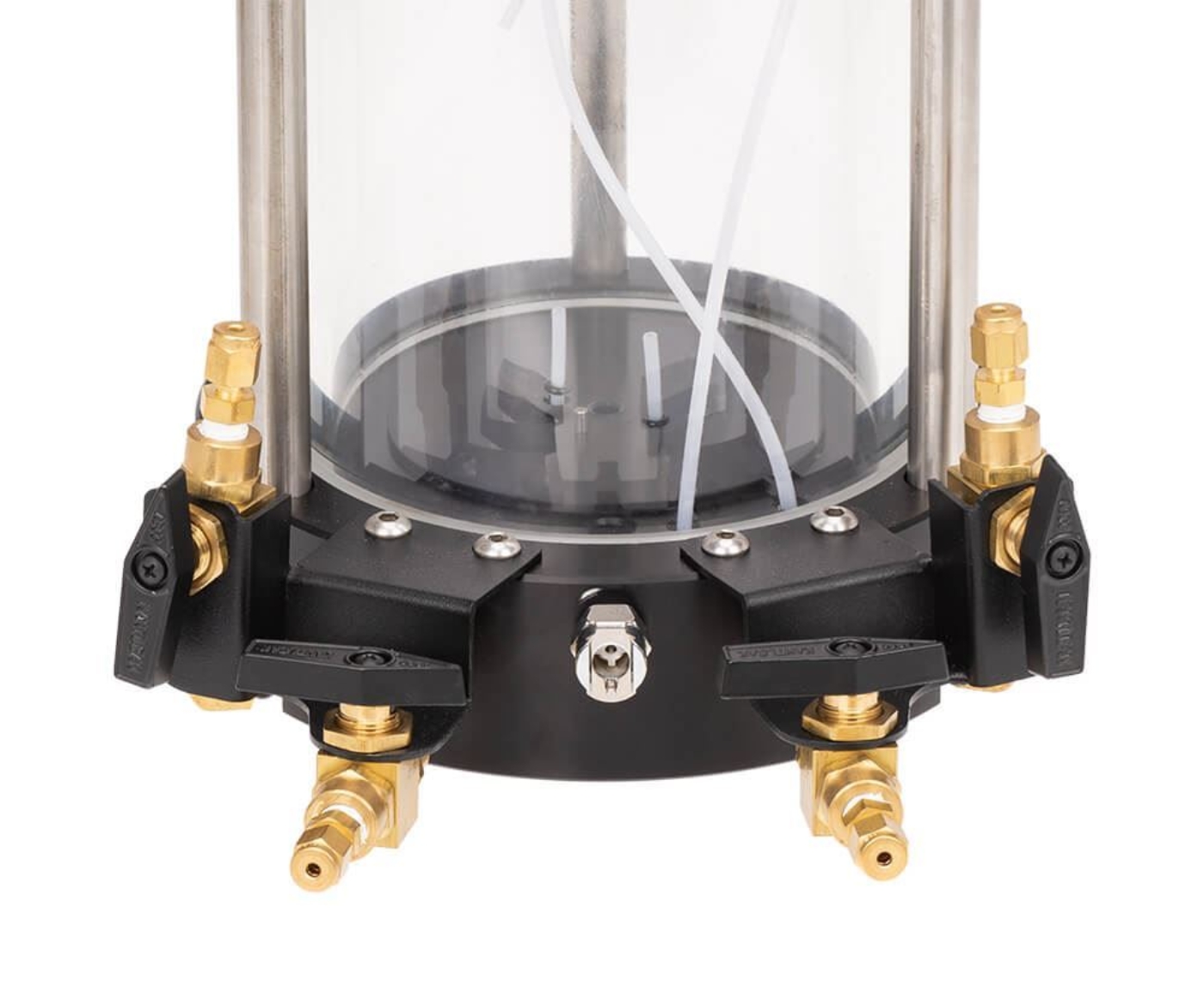 Brass Valves of Triaxial Cell for 1.4 to 4.0in diameter specimens