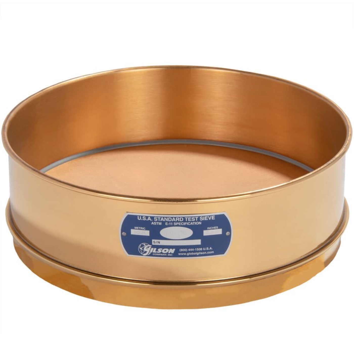 Picture of Clearance, 12in Sieve, Brass, Full-Height, No.170