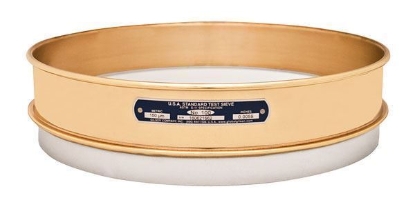 Picture of Clearance 12in Sieve, Brass/Stainless, Intermediate-Height, No.7