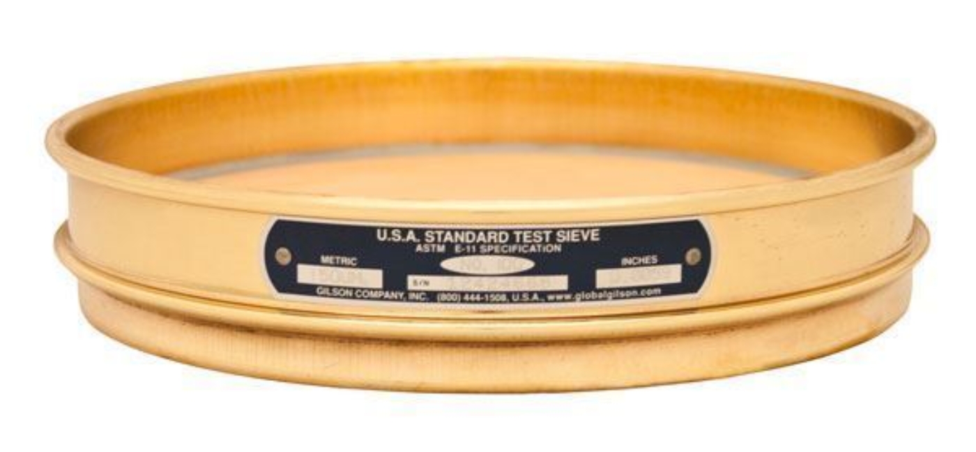 Picture of Clearance 8in Sieve, All Brass, Half-Height, No.60